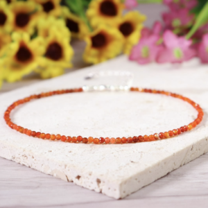 Red Carnelian Anklet